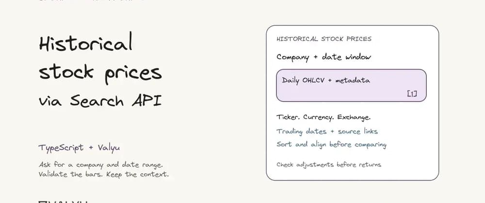 How to Get Historical Stock Prices via Search API